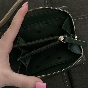 olive green kate spade wallet.